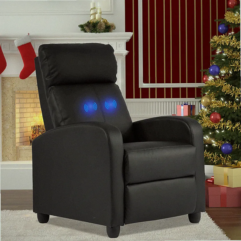 Massage Recliner Chair Single Living Room Sofa Home Theater Seat With Footrest
